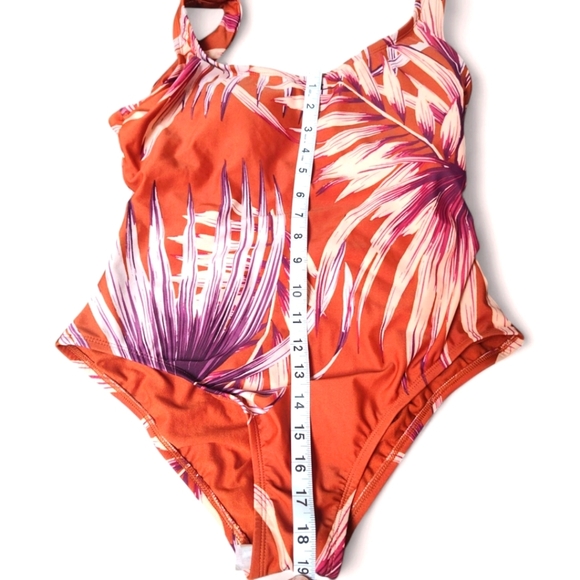 NWT Del Sol Women's One Piece in Orange and Purple, M - Picture 3 of 4